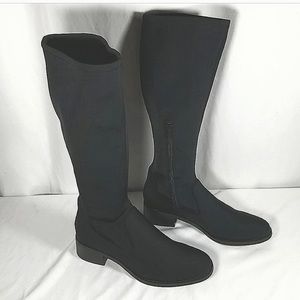 Donald J Pliner Zela Tall Riding Black Boot Size 8M